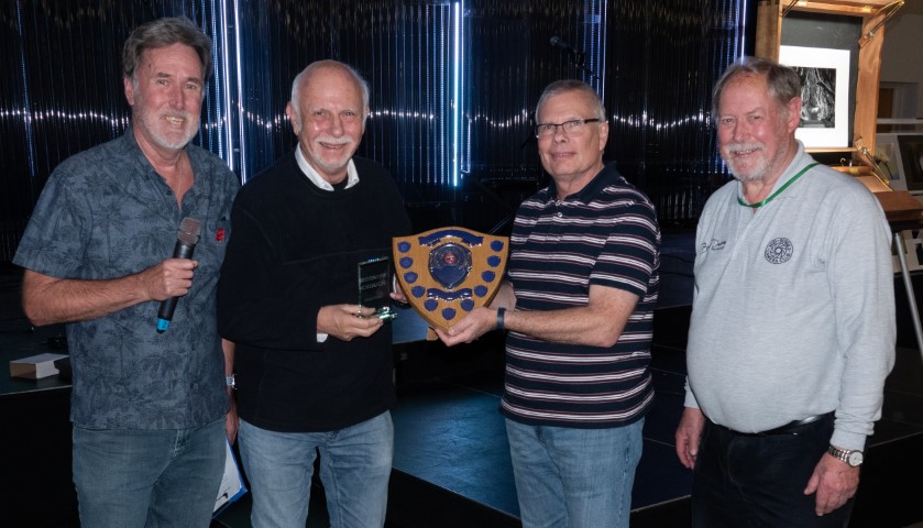 Presentation of Alec Pelham Shield to Alan Cross