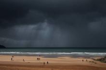 Storm Over Woolacombe by Colin Leaves