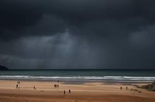 Storm Over Woolacombe by Colin Leaves