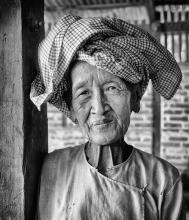 Magwe woman, Myanmar by Clive Trusler